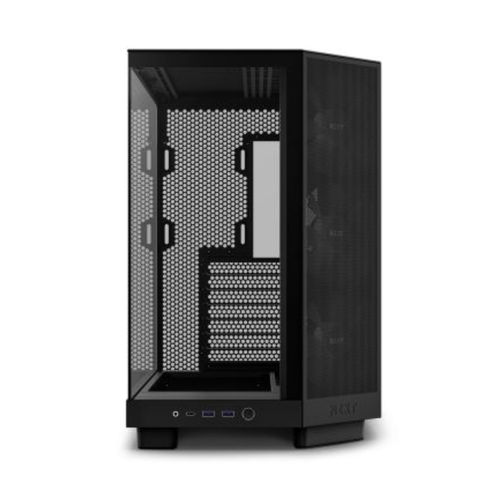 NZXT H6 Flow RGB PC-Gehaeuse schwarz